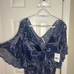 Free People Cold shoulder Blouse